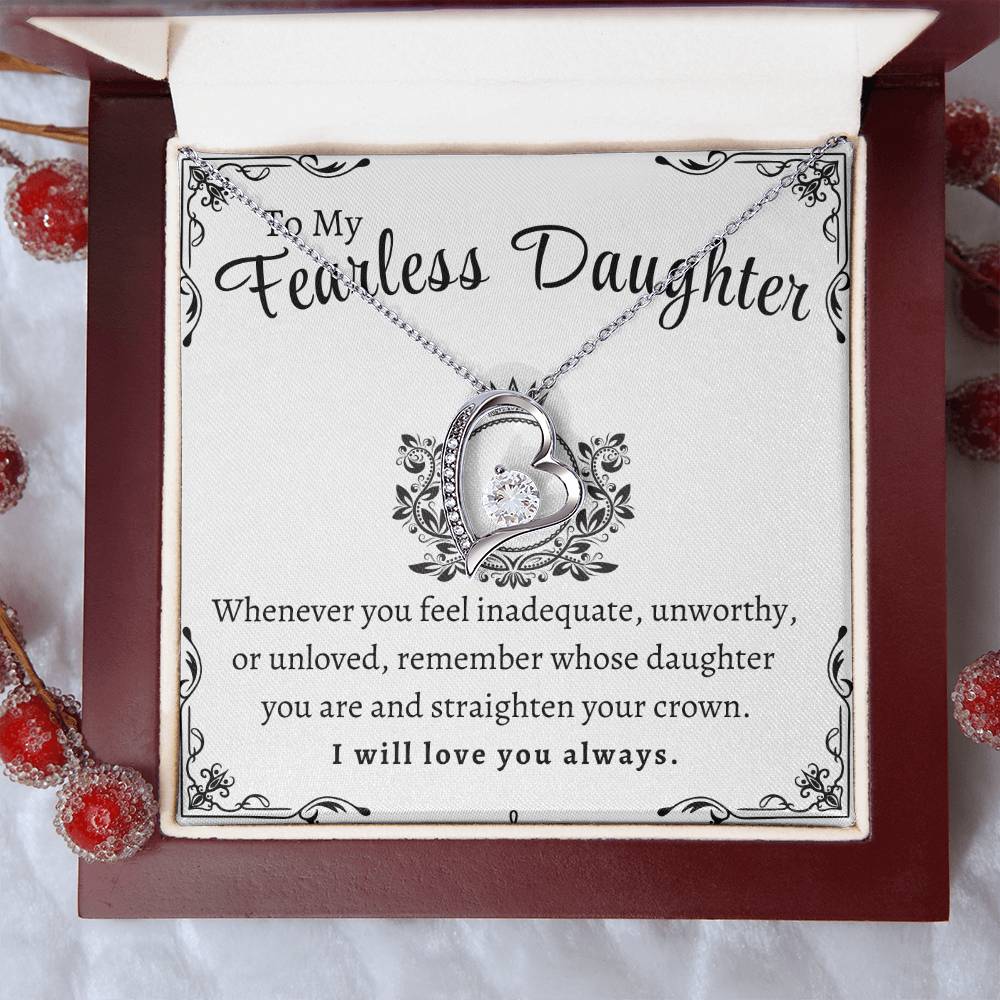 To My Fearless Daughter | Forever Love Necklace