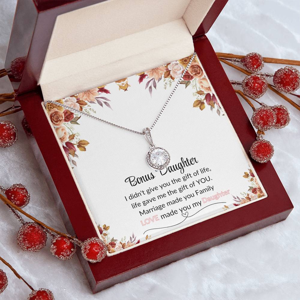Bonus Daughter | Red Flower Eternal Hope Necklace