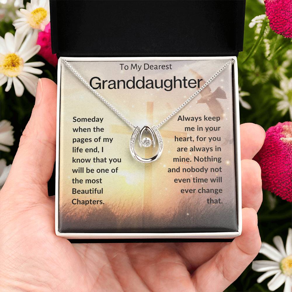 To My Dearest Granddaughter | Lucky In Love Necklace