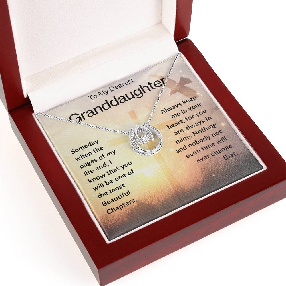 To My Dearest Granddaughter | Lucky In Love Necklace
