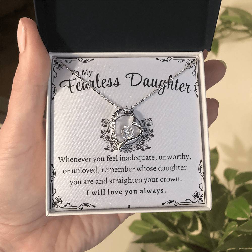 To My Fearless Daughter | Forever Love Necklace