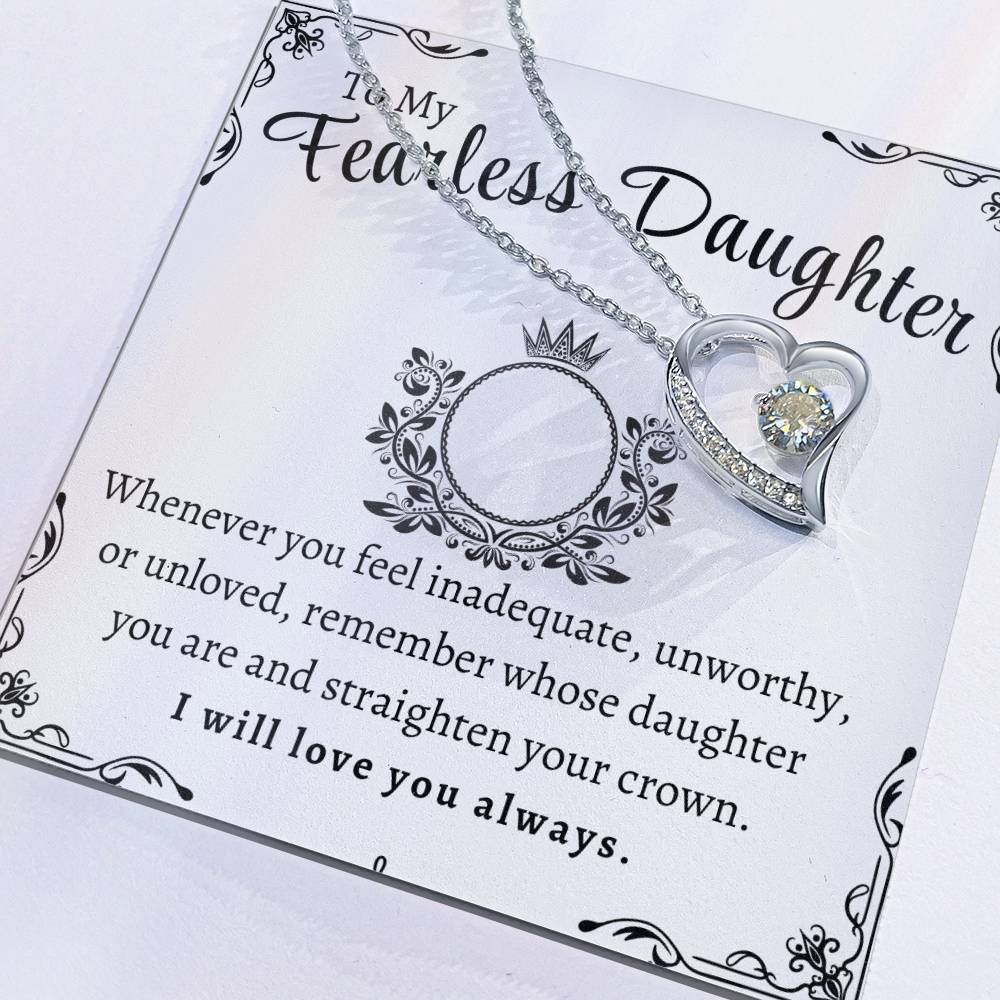 To My Fearless Daughter | Forever Love Necklace