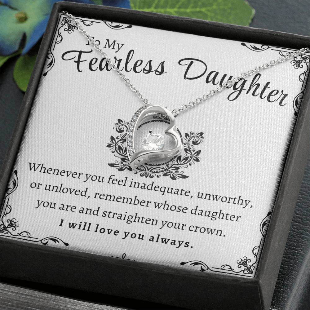 To My Fearless Daughter | Forever Love Necklace