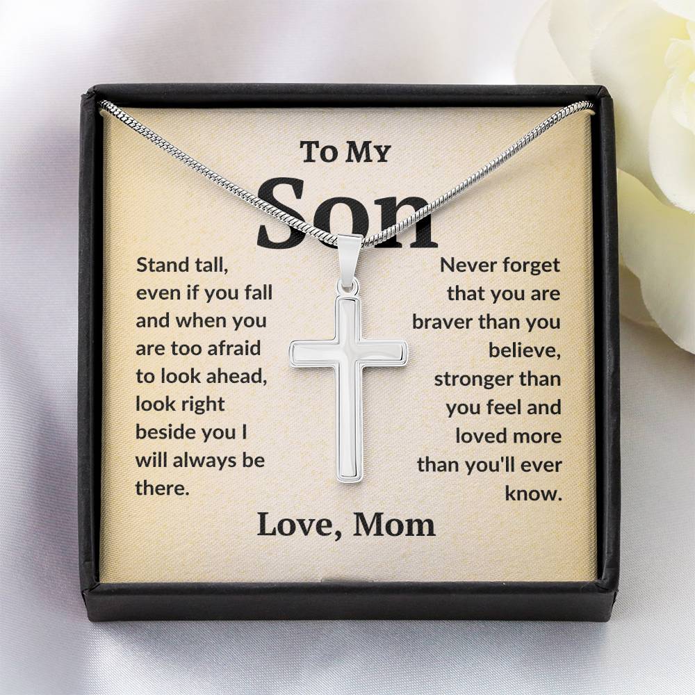 To My Son | Cross Necklace