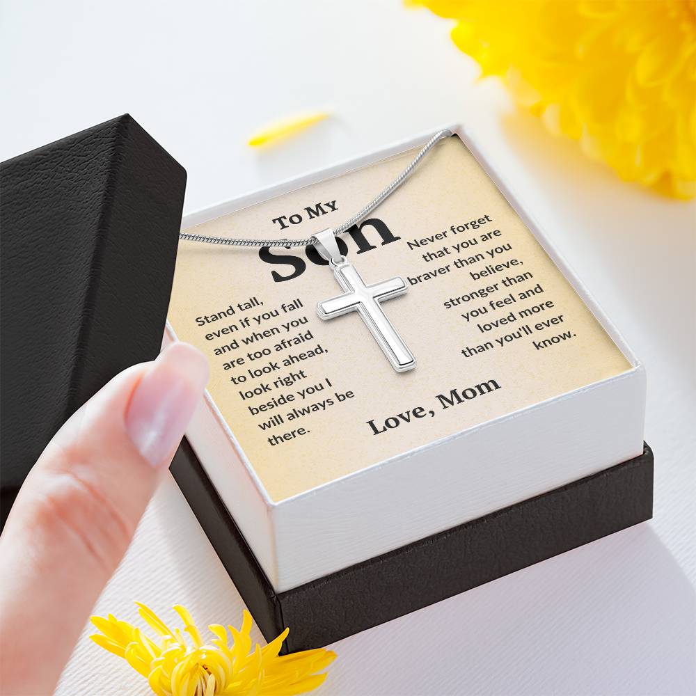 To My Son | Cross Necklace