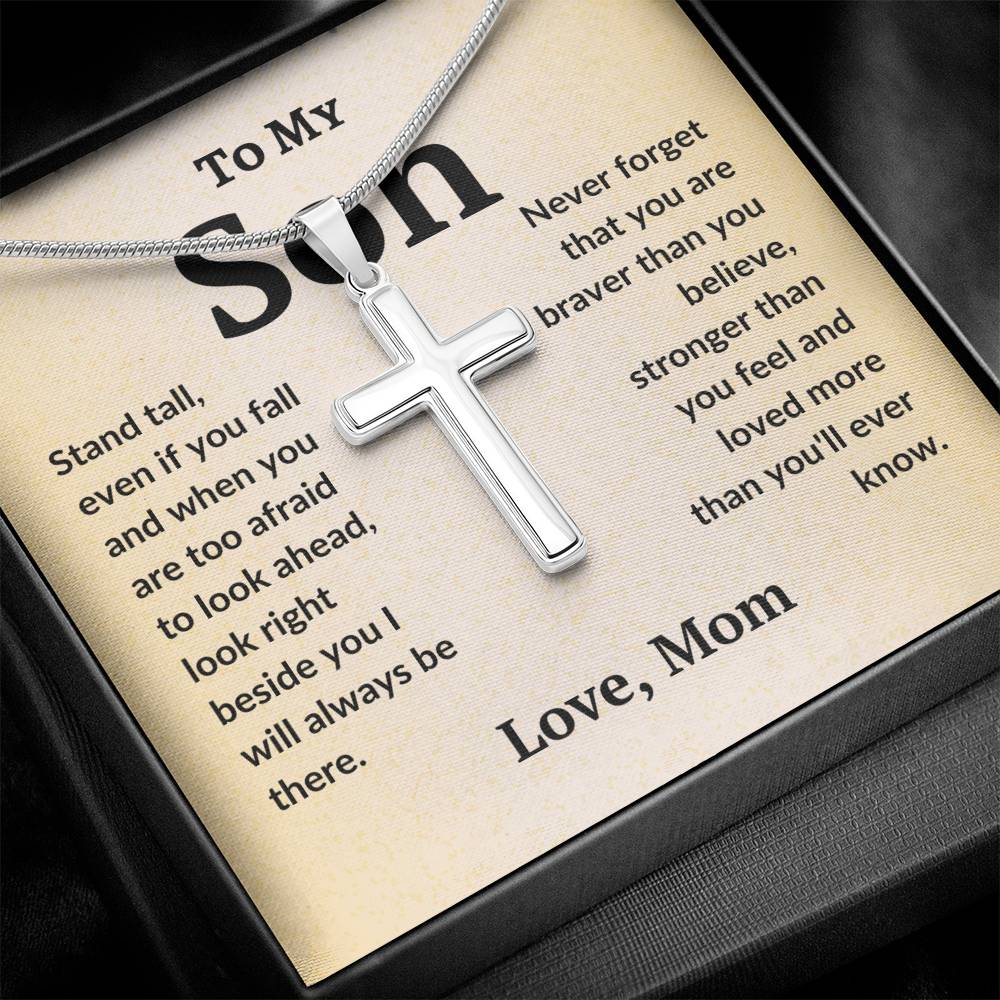 To My Son | Cross Necklace