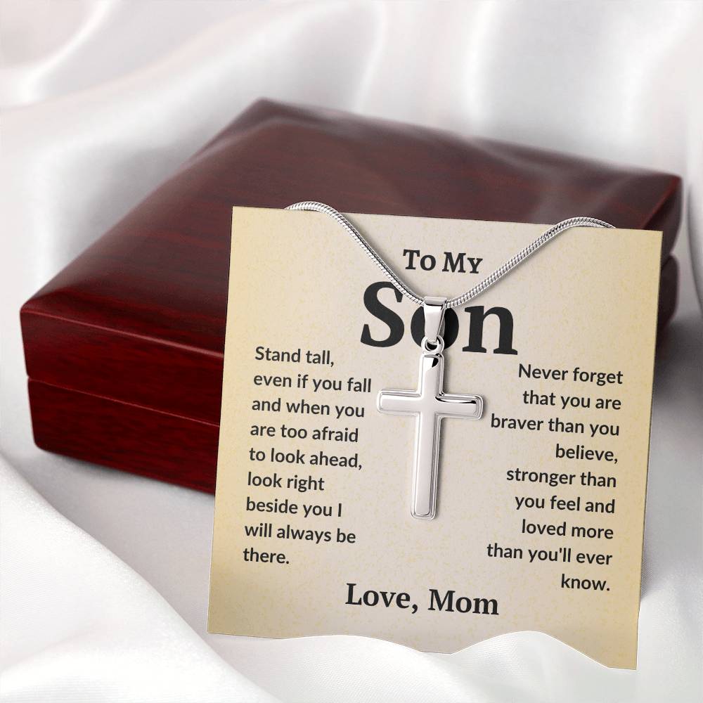 To My Son | Cross Necklace