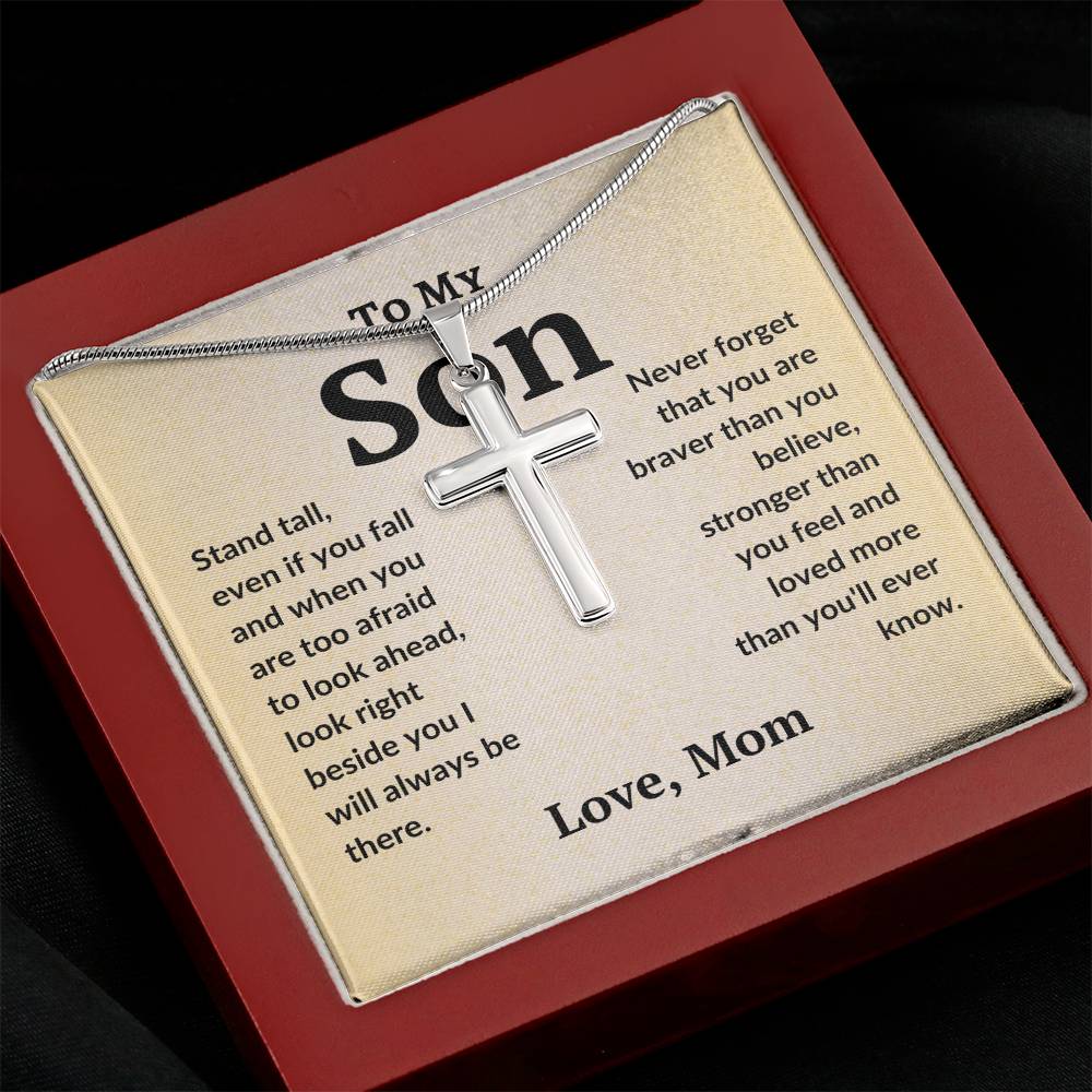 To My Son | Cross Necklace