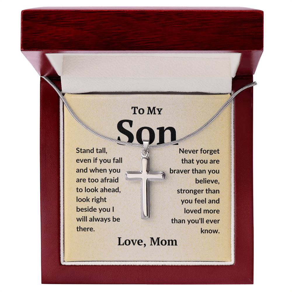 To My Son | Cross Necklace