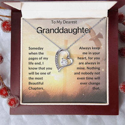 To My Dearest Granddaughter | Forever Love Necklace