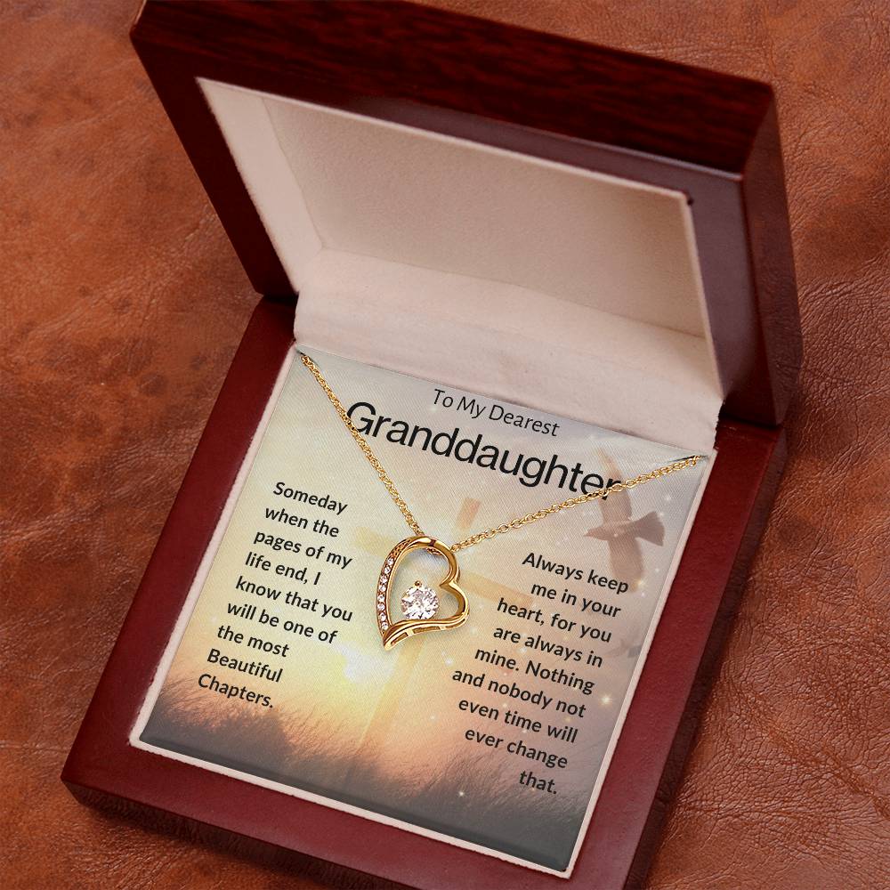 To My Dearest Granddaughter | Forever Love Necklace
