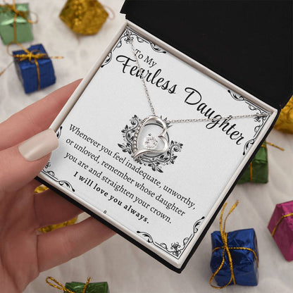 To My Fearless Daughter | Forever Love Necklace