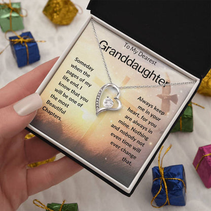 To My Dearest Granddaughter | Forever Love Necklace