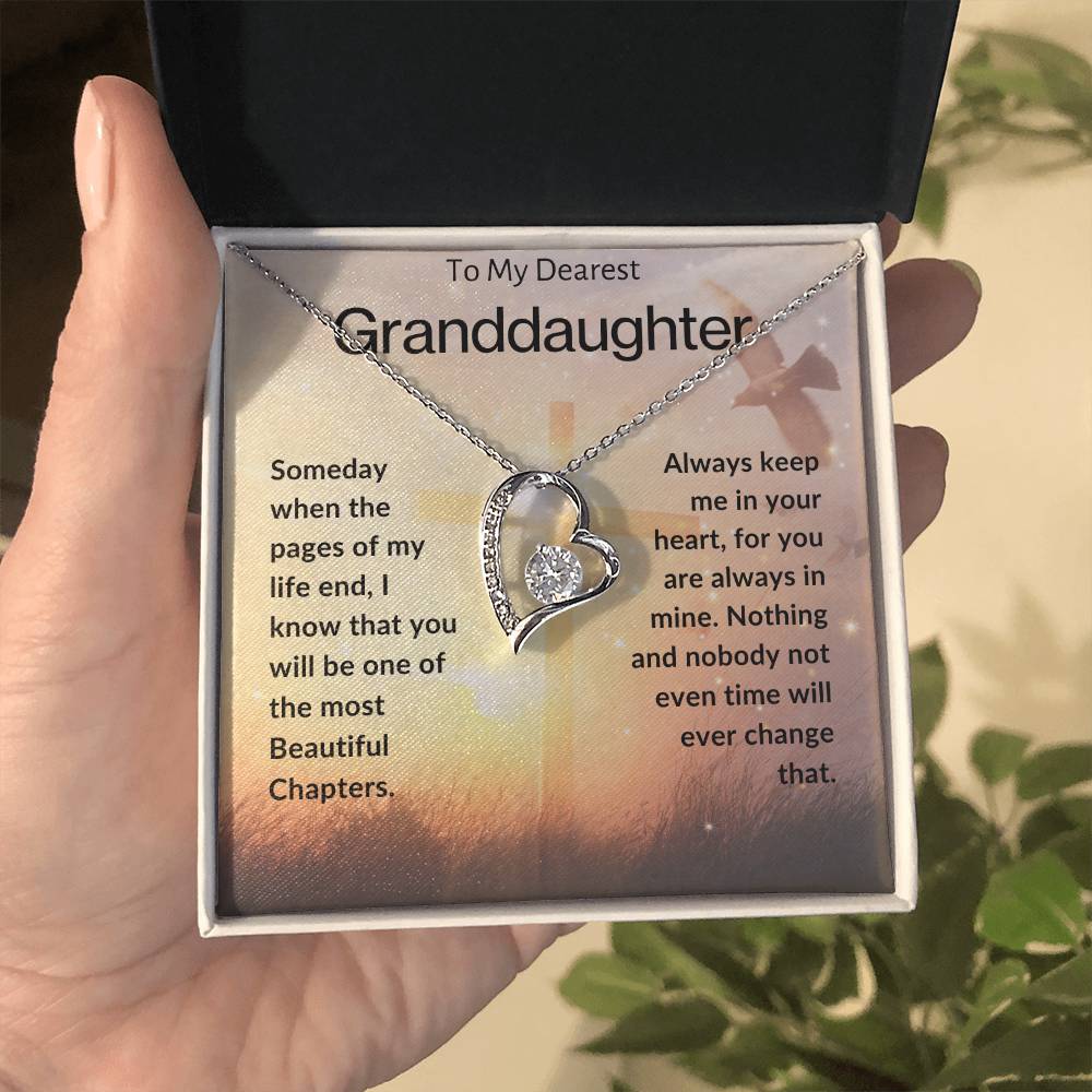 To My Dearest Granddaughter | Forever Love Necklace
