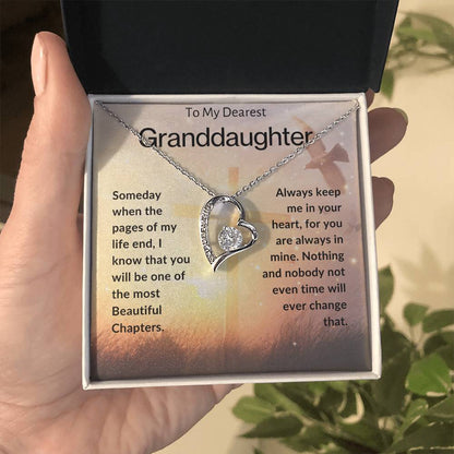To My Dearest Granddaughter | Forever Love Necklace