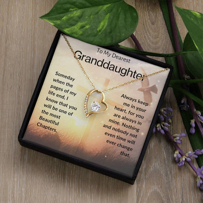 To My Dearest Granddaughter | Forever Love Necklace