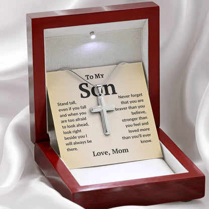 To My Son | Cross Necklace